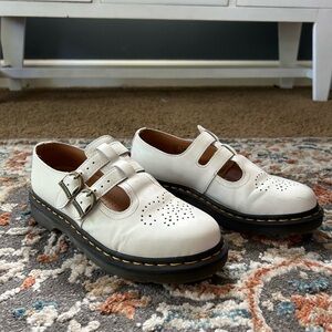 White Mary Jane’s Dr martens